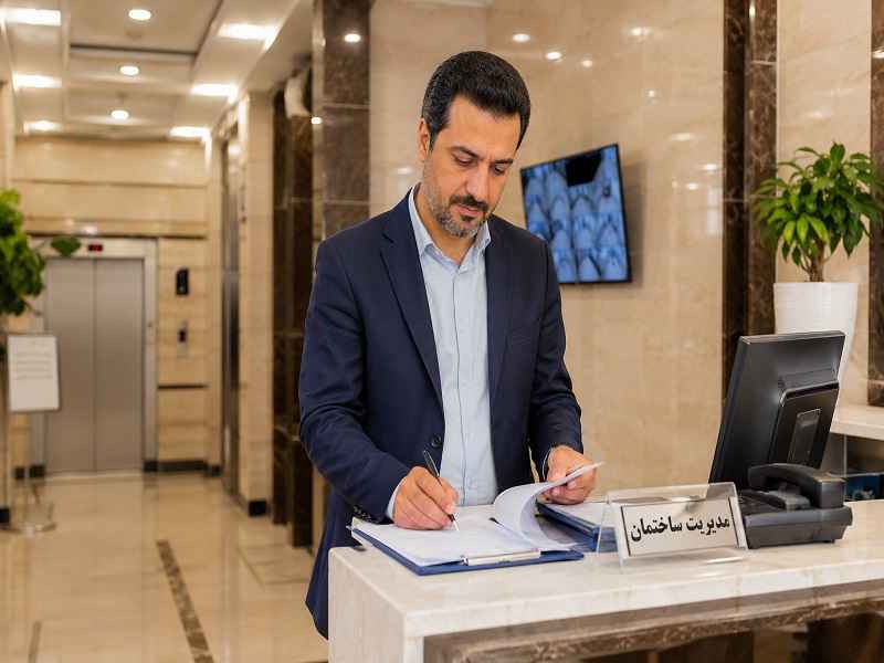 فیش دیجیتال هزینه شارژ ساختمان با جزئیات شفاف